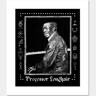 Professor Longhair † Retro New Orleans Jazz Fan Design Posters and Art